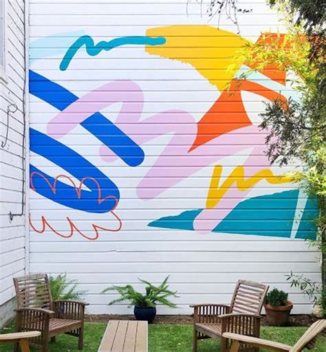 29 Unique Garden Mural Ideas For Outdoor Walls And Fences