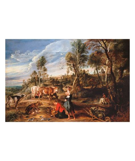 Dojarki Z Bydłem W Krajobrazie Rubens Paul Peter 1618 Reprodukcja