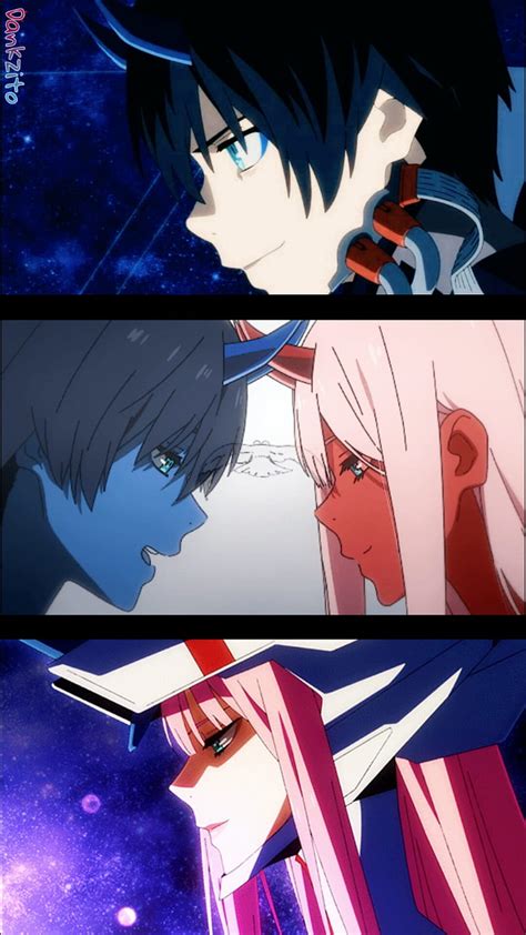 Darling In The Franx Anime Blue Colors Darling In The Franxx