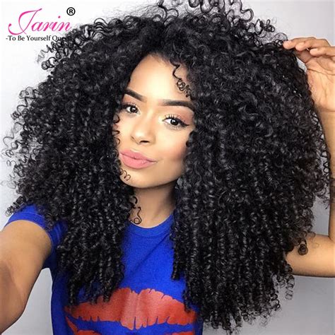 Jarin Brazilian Curly Hair 3 Bundles Curly Weave Human Hair Natural