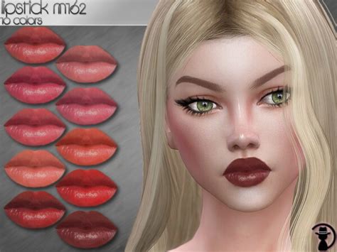 The Sims Resource Lipstick M162 By Turksimmer • Sims 4 Downloads