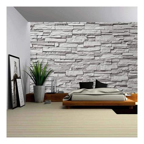 Wall26 100x144 Gray Stone Peel And Stick Wallpaper Removable Wall Mural