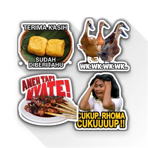 Stiker Wa Lucu Parah For Pc Mac Windows 111087 Free Download