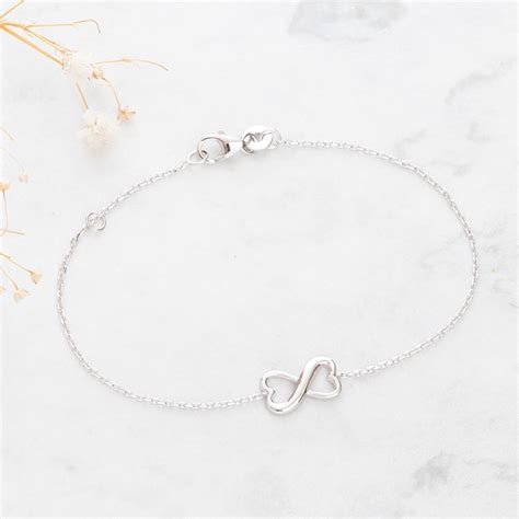 Infinity And Herz Armband Silber 925 Ewige Liebe Loraandmoi