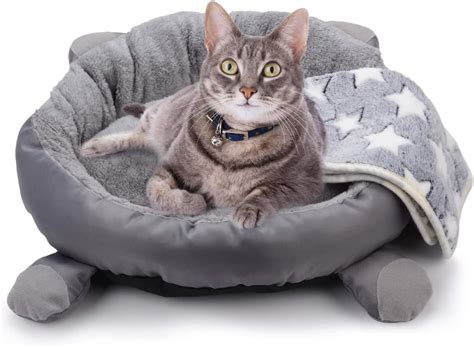Um ganz sicher gehen zu können, dass das bett groß genug ist, sollten sie messen, wieviel platz ihr hund benötigt, wenn er ausgestreckt liegt! Legendog Katzenbett，Warmes Plüsch Katzenbett/tierbett ...