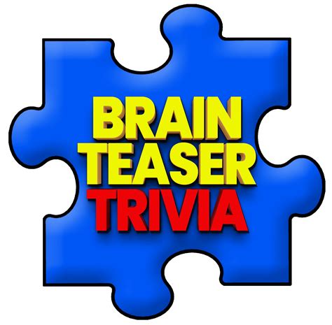 Brain Teaser Trivia Logo Neon Entertainment Booking Agency Corporate