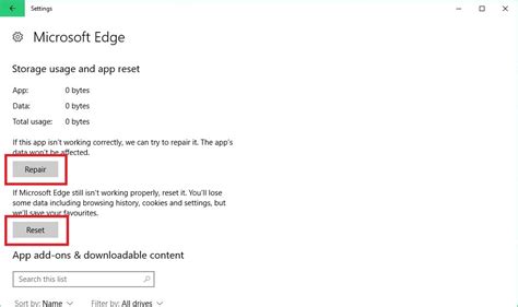 How To Repair Or Reset Microsoft Edge Browser On Wind