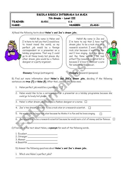 jobs and occupations - ESL worksheet by tese | Vocabulary worksheets