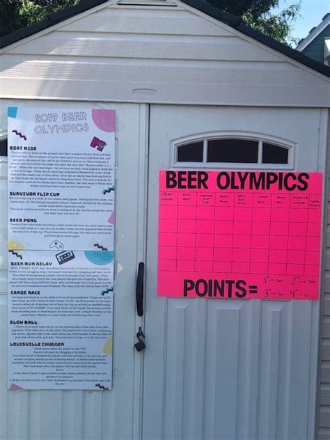 90s Themed Beer Olympics Beer Olympic Beer Olympics Party Beer