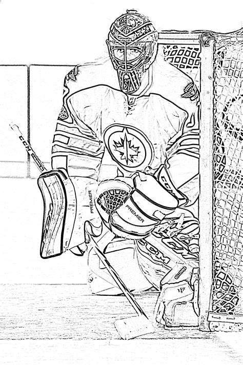 11 Free Hockey Coloring Pages For Kids