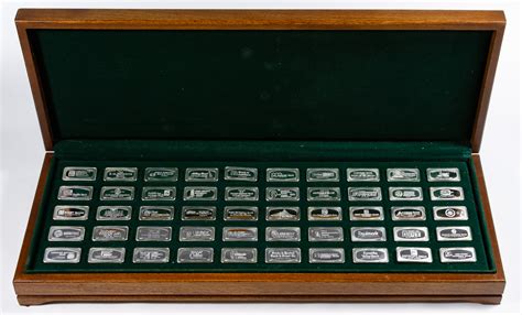 Franklin Mint Sterling Silver Ingot Set