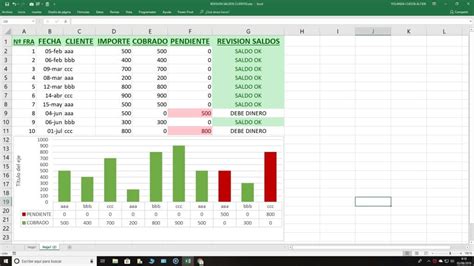 Excel Pagos Facturas Para El Control De Cobros A Clientes