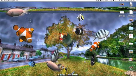 Desktop Aquarium 3D Live Wallpaper on Imac - YouTube