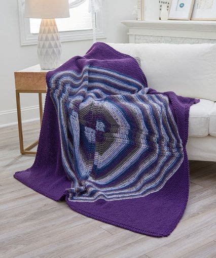 Very easy diagonal baby blanket knitting pattern. Four-Square Diagonal Throw Free Knitting Pattern | Afghan ...