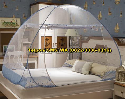 Sesuai sekali untuk kamu yang memiliki bayi berusia lima tahun ke bawah sebab kelambu ini dapat menahan bayi supaya tidak terjatuh dari kasur. (0822-3336-9316) Jual kelambu nyamuk lipat portable di ...