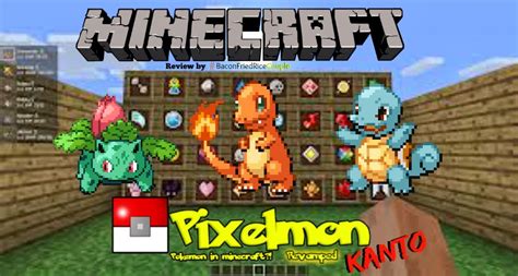 Pixelmon mod for minecraft pixelmon mod have update new version 4.0.1.it's a anime same pokemon, this mod add 200+ alive pokemon in wolrd game minecraft. #BaconFriedRiceCouple : Pixelmon Kanto Map: Minecraft Review