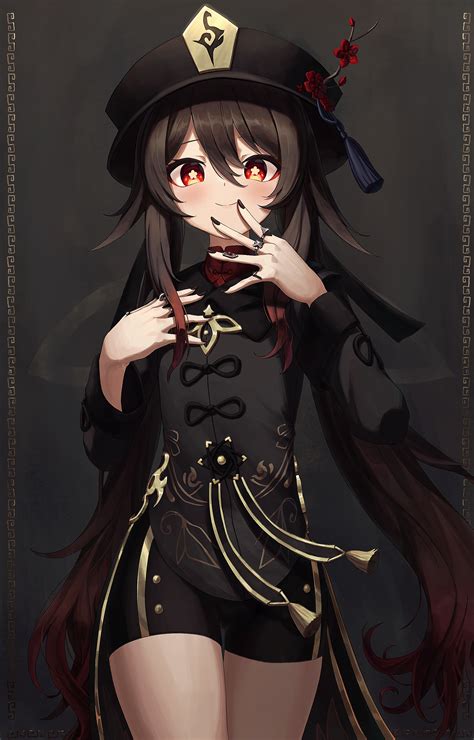 胡桃 hú táo, walnut) is a playable pyro character in genshin impact. Hu Tao : Genshin_Impact