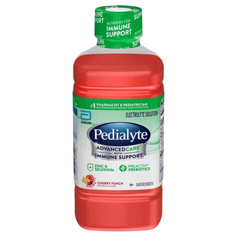 Pedialyte Electrolyte Solution Advanced Care Cherry Stockupexpress