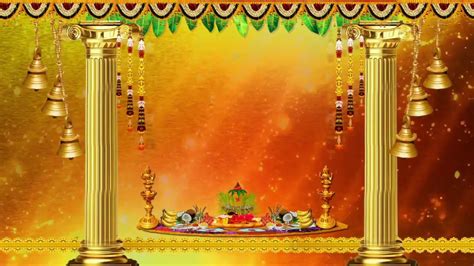 Hd Temple Bell Background Video Effects Youtube