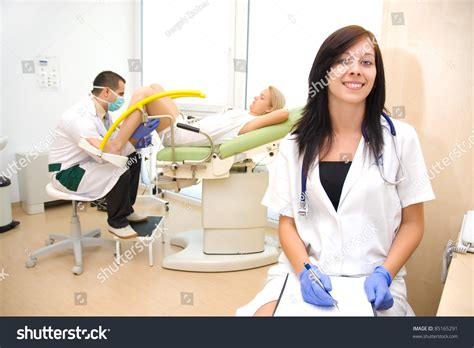 Gynecologist Examining Patient Stock Photo Shutterstock