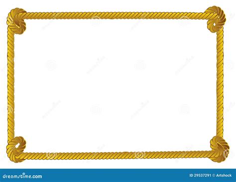 Rope Border Stock Vector Illustration Of Equipment Cartoon 29537291
