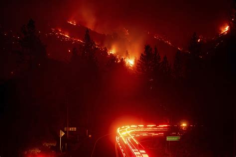 Northern California Wildfire Surges In Wilderness Area