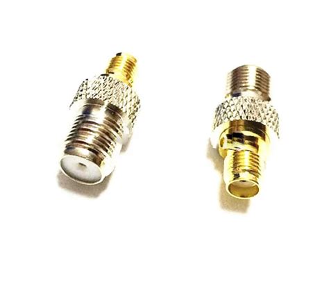 Sma Female To F Female Rf Coax Adapter Connector Straight Type New