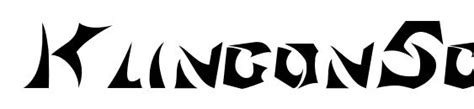 Klingon Font Download Free Legionfonts