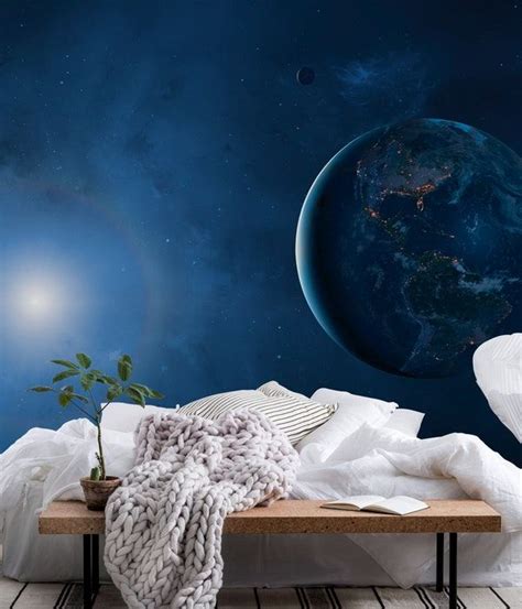 Maybe you would like to learn more about one of these? Earth Moon and Sun Wall mural | Wall murals, Mural, Wallpaper space