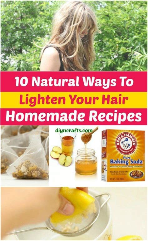 Lemon juice opens your cuticle and lifts color. mix lemon juice, water, and a teaspoon of hair oil (or olive oil) in a spray bottle. 10 Ways to Lighten your Hair Naturally {Homemade Recipes ...