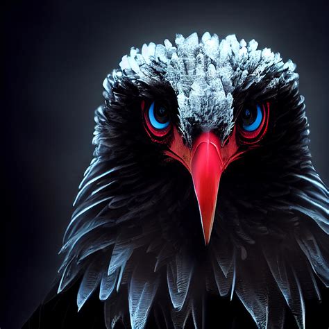 Sharp Gaze Of The Eagle Eyes Digital Art By Kailooma X Thedol Fine