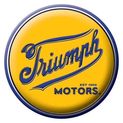The marque had its origins in 1885 when siegfried bettmann of nuremberg formed s. Triumph motor company - classic round metal sign in South ...