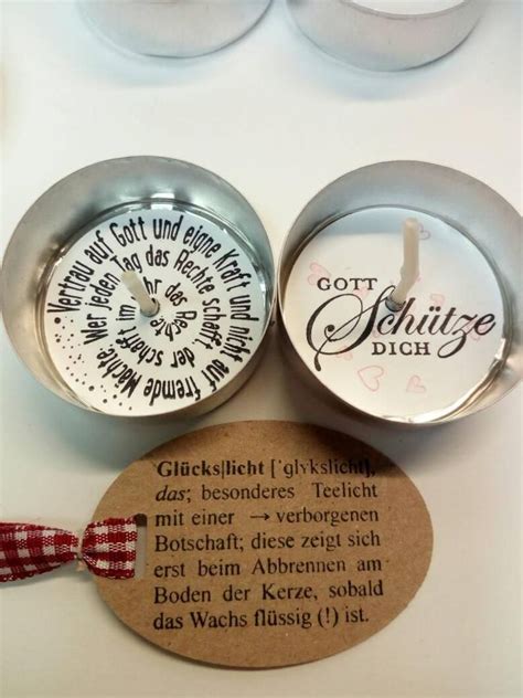 Dann ist der jüngste trend in sachen vorbereitung mit namen „save the date genau das richtige für sie! Glückslicht Teelicht mit Botschaft Firmung Taufe Kommunion ...