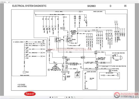 PETERBILT SHEMATIC Diagram 387 Electrical | Auto Repair ...
