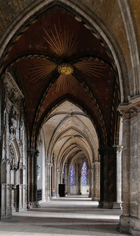 Bourges Cathedral North Aisle A Unique Example Of Gothic Architecture