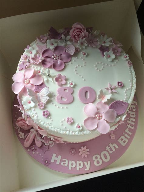 Happy 80th Birthday Cake