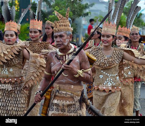 Borneo Cultural Festival Is Held Once A Year In South Borneo Indonesia