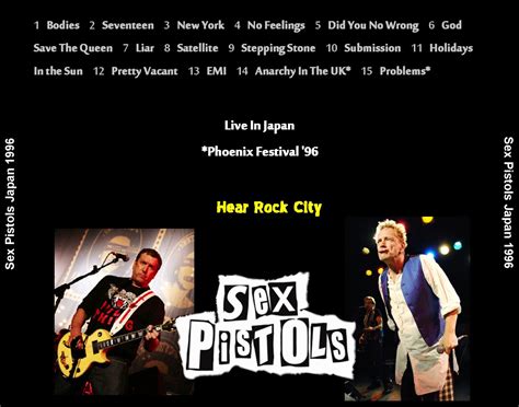 Sex Pistols Live In The Phoenix Fest Japan 21071996 The Best