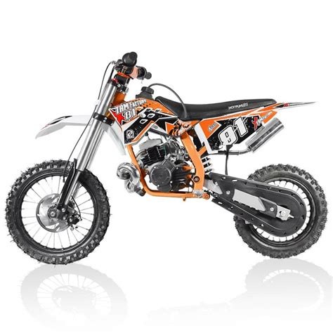 Moto Cross 50cc Racing 1412 35cv Automatique Kick Starter Orange