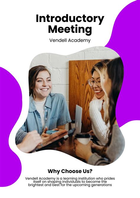 Meeting Handout Template In Illustrator Word Psd Download