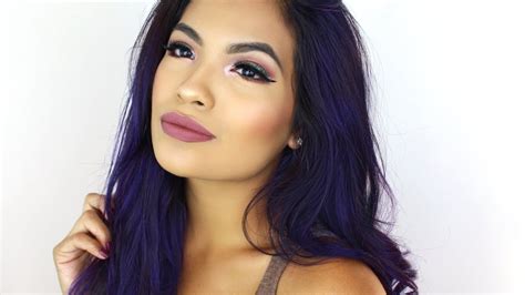 Makeup Tutorials For Purple Hair Saubhaya Makeup