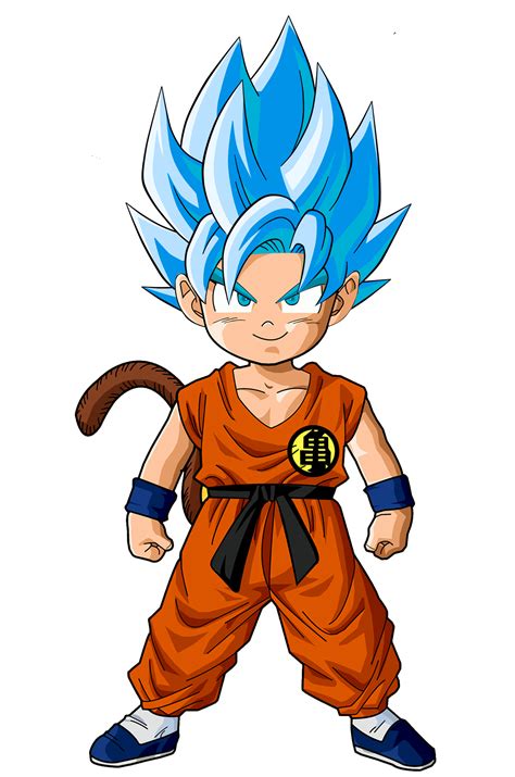 Dragonball z super saiyan blue son goku, goku vegeta gohan frieza piccolo, goku, fictional character, cartoon png. Dragon Ball - Kid Goku God ss pv Orange by wmcam on DeviantArt