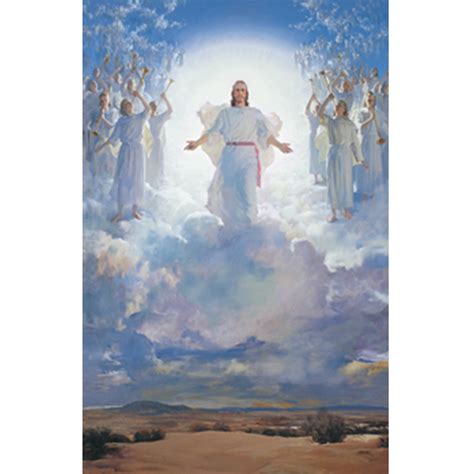 The Second Coming Print In Lds Jesus Christ Prints On