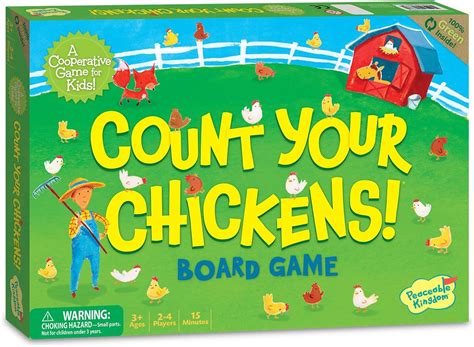 Peaceable Kingdom Count Your Chickens Award Winning Cooperative Game