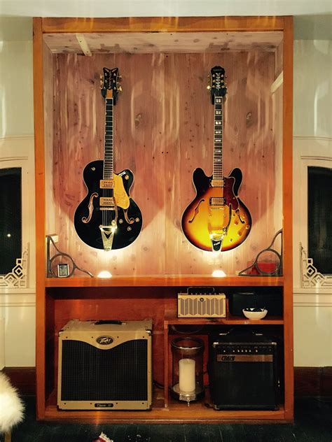 How To Create A Stunning Guitar Display Cabinet Home Cabinets