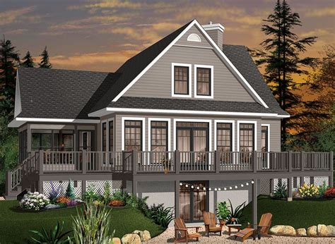 Lake Front Cottage House Plan Cottage House Plans Cottage Homes
