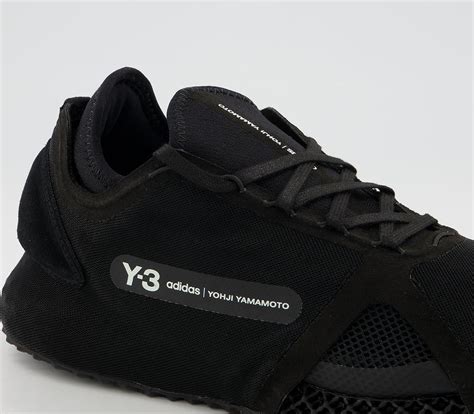 Adidas Y3 Y3 Runner 4d Io Trainers Black Black Core White His Trainers