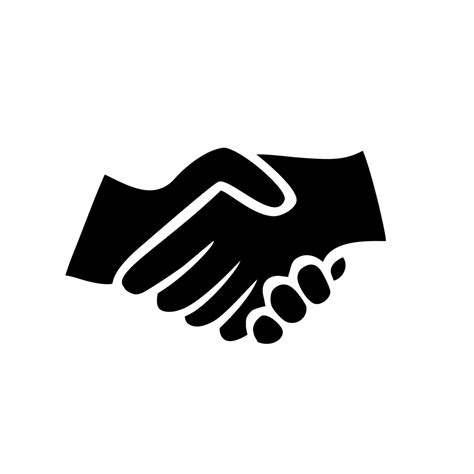 Handshake Logo Png Business Handshake Black Silhouette Hands Images