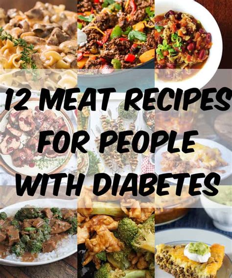 12 meat recipes for people with diabetes