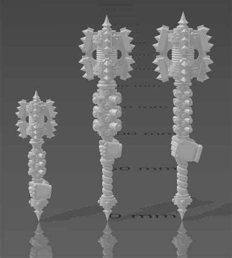 Free Stl File 98ms2 Mace For Iron Boys 🎲・3d Printing Template To